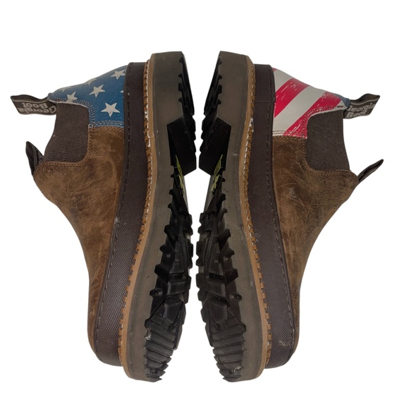 Georgia Boot Patriotic Romeo Shoes Mens 8 Womens 11 Red White Blue American Flag main image 12